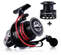 Sougayilang Mulinelli da pesca potenti 13+1BB mulinelli da spinning ultra lisci per acqua salata o d'acqua dolce (Fierce DL-13+1BB, 4000)