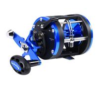 Sougayilang Mulinello da pesca a traina, liscio e potente, bobina oceanica per pesca in barca e acqua salata per pesce gatto, muschio, spigola, salmone-b40r