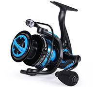 Sougayilang Mulinello da pesca, ultraleggero con bobina in alluminio, 5.2: 1 mulinello da pesca ad alta velocità, serie 1000-6000 per acqua dolce blu 5000