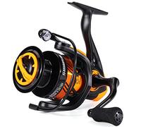 Sougayilang SL Spinning Reel 5.2: 1 Bobina di metallo ad alta velocità Potente Spinning Mulinelli da pesca Carpa Pesca Pike Fibra di Carbonio Trascinare Max 25LB Mulinello da Pesca-O60