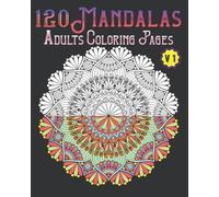 Souhkhartist Publishing 120 Mandalas Adults Coloring Pages Volume 1 (Tascabile)