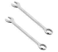 SOUJAP Chiave combinata a cricchetto, 30 mm, lunghezza 328 mm, argento, confezione da 2