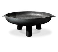 SOUK ONE Braciere Creta, braciere con diametro di 60 cm, focolare per giardino, terrazza e balcone, barile da fuoco e cestino per fuoco (diametro 60 cm, Creta)