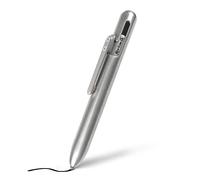 Soul Built Marksmith - Pennarello indelebile retrattile in titanio, scrivi su qualsiasi superficie con questa penna EDC con una sola mano, penna EDC a punta fine progettata per tutte le professioni e