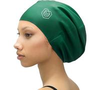 SOUL CAP XL - Cuffia da Piscina Extra Large/Cuffia da Doccia | Creata per Capelli Ricci, Extensions, Trecce, Rastas, Onde e Afro | Uomo e Donna | Silicone Premium al 100% (Verde, XL)