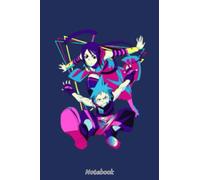 Soul Eater Black Star And Tsubakii Notebook: Diary, 6x9 120 Pages, Matte Finish Cover, Planner, Journal, Lined College Ruled Paper