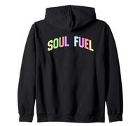 Soul Fuel Ispirazionale Motivazionale Ottimista Felpa con Cappuccio