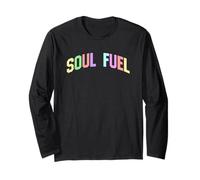 Soul Fuel Ispirazionale Motivazionale Ottimista Maglia a Manica