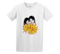 Soul GLO Coming To America Funny Popular Casual Round Neck T Shirt White S