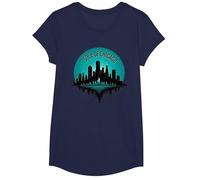 Soul of Chicago House Music - Top da Uomo con Grafica Maglietta, Ragazze, Navy, L
