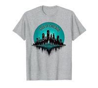 Soul of Chicago House Music - Top da Uomo con Grafica Maglietta, Uomo, Grigio Melange, L