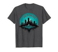 Soul of Chicago House Music - Top da Uomo con Grafica Maglietta, Uomo, Grigio Scuro, L