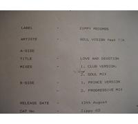 Soul Vision - Soul Vision - Love And Devotion - Zippy