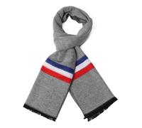 soul young Sciarpa da uomo in cotone morbido a quadretti - Calda grande tartan scozzese Sciarpa Chale Stole per autunno e inverno con confezione regalo, grigio, Une Taille unique