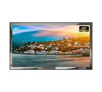 Soulaca Smart TV 4K UHD da 43 pollici per bagno, pannello a specchio intelligente, telecomando magico, impermeabile IP65, guarda Netflix,Alexa integrato, altoparlanti, 430E029, modello 2024