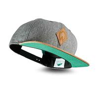 Soulbuddy - Cappellino Snapback cap Unisex - Berretto da Baseball Stile Streetwear - Elegante e Traspirante per Tutti i Giorni e Le Vacanze - Taglia Unica (IT, Testo, Taglia Unica, Grigio Scuro)