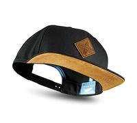 Soulbuddy - Cappellino Snapback cap Unisex - Berretto da Baseball Stile Streetwear - Elegante e Traspirante per Tutti i Giorni e Le Vacanze - Taglia Unica (IT, Testo, Taglia Unica, Nero)