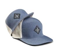 Soulbuddy - Set di 2 Cappellini da Basecap Coordinati papà e Figlio - Berretti Traspiranti Uomo e Bambino - Look Mini Me Famiglia - Idea Regalo Originale (IT, Testo, L, Blue Cream)