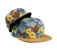 Soulbuddy Set di 2 Cappellini da Basecap Coordinati papà e Figlio - Snapback cap Traspiranti Uomo e Bambino - Look Mini Me Famiglia - Idea Regalo Originale (IT, Testo, M, Bali Style)