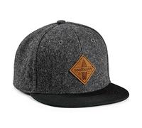 Soulbuddy Snapback cap per Bambini in 3 Taglie - Berretto da Baseball Leggero e Traspirante - Cappello Estivo per Bimbo e Bimba - Idea Regalo Originale (IT, Testo, M, Grigio Scuro)