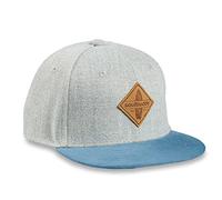 Soulbuddy Snapback cap per Bambini in 3 Taglie - Berretto da Baseball Leggero e Traspirante - Cappello Estivo per Bimbo e Bimba - Idea Regalo Originale (IT, Testo, L, Grigio Blu)