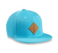Soulbuddy Snapback cap per Bambini in 3 Taglie - Berretto da Baseball Leggero e Traspirante - Cappello Estivo per Bimbo e Bimba - Idea Regalo Originale (IT, Testo, L, Auzzuro Viola)