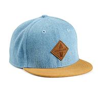 Soulbuddy Snapback cap per Bambini in 3 Taglie - Berretto da Baseball Leggero e Traspirante - Cappello Estivo per Bimbo e Bimba - Idea Regalo Originale (IT, Testo, L, Azzuro)