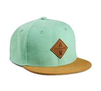 Soulbuddy Snapback cap per Bambini in 3 Taglie - Berretto da Baseball Leggero e Traspirante - Cappello Estivo per Bimbo e Bimba - Idea Regalo Originale (IT, Testo, M, Verde Menta)