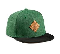 Soulbuddy Snapback cap per Bambini in 3 Taglie - Berretto da Baseball Leggero e Traspirante - Cappello Estivo per Bimbo e Bimba - Idea Regalo Originale (IT, Testo, M, Verde Scuro)