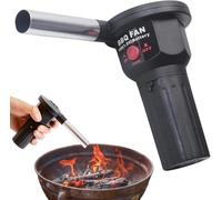 Souler d'aria, soffiatore di fuoco per barbecue, aria portatile a batteria, strumenti pratici per picnic, campeggio, barbecue a carbone acceso all'aperto Nuovo modello Nuovo modello