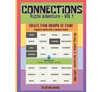 Soulfolio Books Connections Puzzle Adventure Book - Vol 1 (Tascabile)