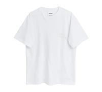 Soulland, ,Tops ,unisex ,Bianco ,L/XL Maglia con Logo di Perline