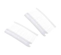 Soulnioi 1000 pezzi 55 mm bianco - J Hook standard abbigliamento etichettatura fissaggio plastica per etichette etichette barbe