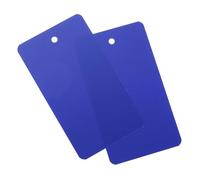 Soulnioi 200 etichette vuote in PVC da appendere, 5 x 9 cm, con fori per occhielli, etichette in plastica impermeabile per vendita al dettaglio, piante, stoccaggio e inventario, rosa