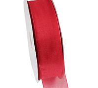 Soulnioi Nastro in organza, 16 mm x 90 m, in nylon, per fai da te, bouquet, decorazioni per feste di nozze (007)