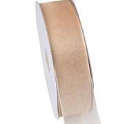 Soulnioi Nastro in organza, 16 mm x 90 m, in nylon, per fai da te, bouquet, decorazioni per feste di nozze (017)