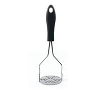 Soulnioi Schiacciapatate, in acciaio inox, resistente, per schiacciapatate, marmellata, verdura e frutta, utensile da cucina rotondo