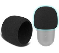 SOULWIT 2 Pezzi Microfoni Filtro Pop per Razer Seiren Mini/Seiren V2 Pro, Protezione Mic Copertura Parabrezza Schiuma