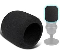 SOULWIT 2Pcs Microfoni Filtro Pop per HyperX SoloCast, Protezione Microfono Schiuma Mic Copri Parabrezza - Nero
