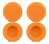 SOULWIT 4 pezzi Cuscinetti Auricolari Ricambio per JLab Rewind/Rewind 2 Wireless Retro Cuffie, Spugna Padiglioni Cuffie in Morbidi e Durevoli con Schiuma ad Alta Densità - Arancione