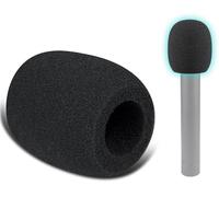 SOULWIT 4Pcs Microfoni Filtro Pop per AKG P170 Pencil Condenser, Protezione Microfono Schiuma Mic Copri Parabrezza - Nero