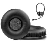 SOULWIT 50mm Cuscinetti Auricolari Ricambio per Sennheiser PX80/PX100/PX100II/PX200 Cuffie, PC30/PC36/PC130/PC131/PC140/PC145, PMX100/PMX200, PXC150/PXC250/PXC300, SC30/SC60/SC75/SC230/SC260/SC630