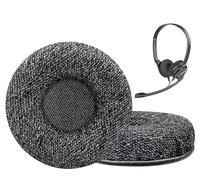 SOULWIT 50mm Cuscinetti Ricambio per Sennheiser PX80/PX100/PX100II/PX200 Cuffie, PC30/PC36/PC130/PC131/PC140/PC145, PMX100/PMX200, PXC150/PXC250/PXC300, SC30/SC60/SC75/SC230/SC260/SC630/SC660