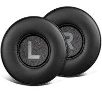 SOULWIT 70mm Cuscinetti Auricolari Ricambio per Logitech Zone 300/Zone 301/Zone 305 Wireless Cuffie, Padiglioni Cuffie in morbida Pelle Proteica, Schiuma Antirumore, Spessore Aggiunto - PL Nero