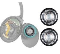 SOULWIT Altoparlanti 40 mm 32 Ω per QC35/QC45/QC25/QC15/QC2/QC3/AE2/OE2, Studio/2/3/Pro, Solo/2/3/4, Razer Kraken 7.1, AKG K55, Marshall Major II, Ricambio per Riparazione Cuffie - 1 Paio