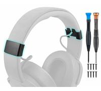 SOULWIT Archetto Coperchio Laterale per Skullcandy Crusher Wireless Cuffie, Tappi Terminali di Ricambio Kit Riparazione Accessori - Nero