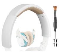 SOULWIT Archetto Cuscini Pad per Bose SoundLink On-Ear (OE) Cuffie, Parte di Riparazione del Cuscino Superiore della Banda della Cuffia, Facile Installazione Fai Da Te - Bianco e Beige