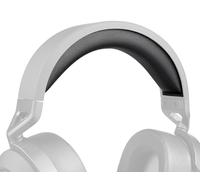 SOULWIT Archetto Cuscini Pad Ricambio per Corsair HS65 Surround Cuffie, Cuscino per Cinturino Durevole con Pelle Proteica Premium e Schiuma, Facile Installazione - Nero