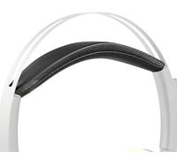 SOULWIT Copertura Archetto Cuscini Pad in Pelle Proteica per Plantronics (Poly) Voyager Focus 2 (Focus2) UC Wireless Cuffie, Facile Installazione Fai Da Te - Nero