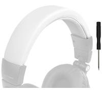 SOULWIT Copertura Archetto in pelle proteica per Audio Technica ATH M50, M50X, M50XWH, M50XBT, M50XBT2, M50S/LE, parte di ricambio per la riparazione del cuscinetto della fascia per la testa